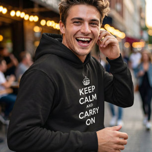 Behalten Sie Ruhe und machen Sie - den Hoodie