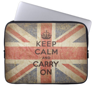 Behalten Sie Ruhe und machen Sie mit BRITISCHER Laptopschutzhülle