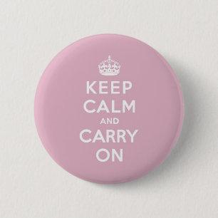 Behalten Sie Ruhe und machen Sie persische Rose Button