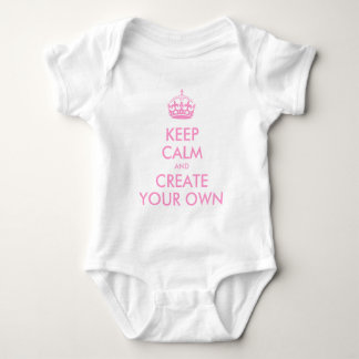 Behalten Sie Ruhe und machen Sie schaffen Ihr Baby Strampler
