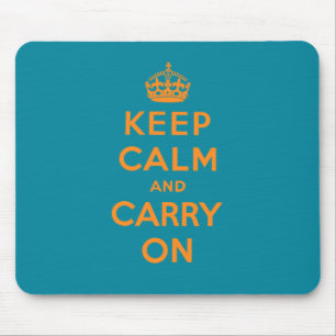 Behalten Sie Ruhe und machen Sie weiter Mousepad