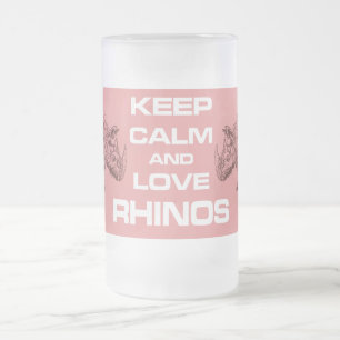Behalten Sie Ruhe-und Mattglas Bierglas