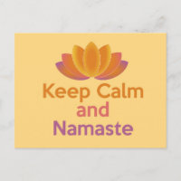 Behalten Sie Ruhe und Namaste - Zen, Yoga,