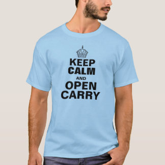 Behalten Sie Ruhe und OFFEN, T - Shirt ZU TRAGEN