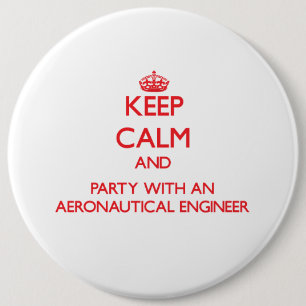 Behalten Sie Ruhe und Party mit einem Button