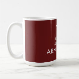 Behalten Sie Ruhe und rufen Sie eine Kaffeetasse