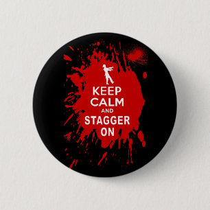 Behalten Sie Ruhe und schwanken Sie an mit Button