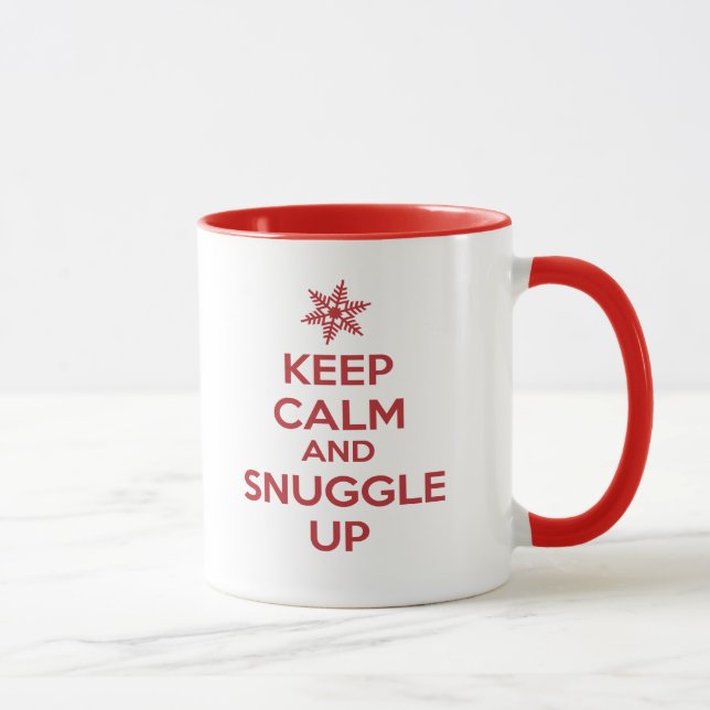 Behalten Sie Ruhe und Snuggle herauf die Tasse (Rechts)