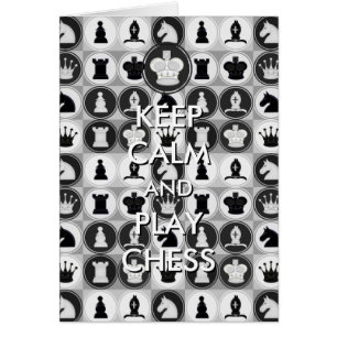 Behalten Sie Ruhe-und Spiel-Schach