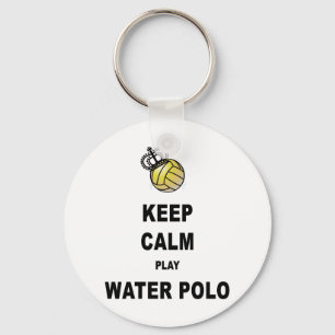 Behalten Sie Ruhe-und Spiel-Wasser-Polo-Produkte Schlüsselanhänger