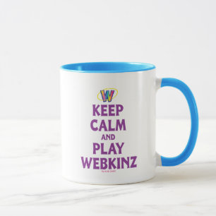 Behalten Sie Ruhe und Spiel Webkinz Tasse