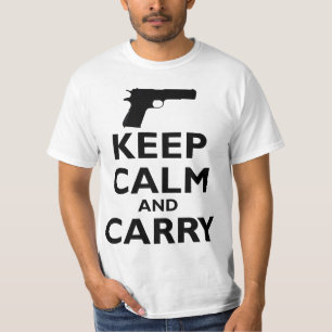 Behalten Sie Ruhe und tragen Sie - 2. Änderung T-Shirt