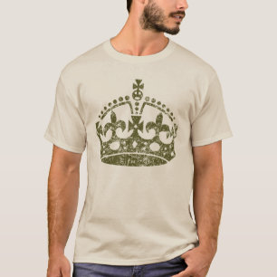 BEHALTEN Sie RUHE UND tragen Sie die Krone Grunge T-Shirt