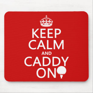 Behalten Sie Ruhe und Transportgestell an, Golf Mousepad