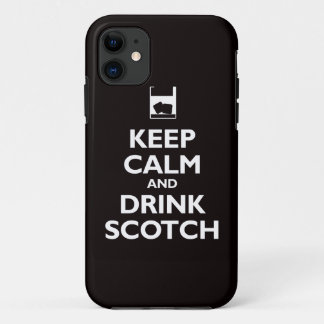 Behalten Sie Ruhe und trinken Sie schottisches Case-Mate iPhone Hülle