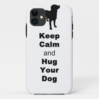 Behalten Sie Ruhe und umarmen Sie Ihren Hund Case-Mate iPhone Hülle