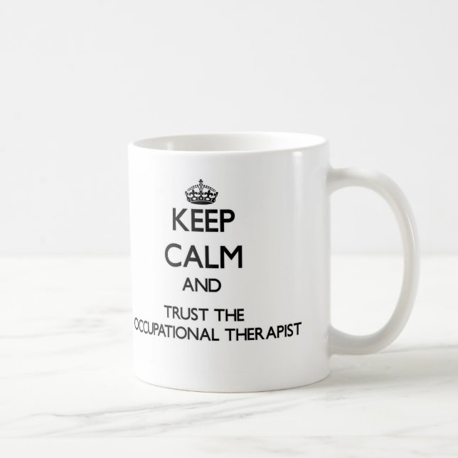 Behalten Sie Ruhe und vertrauen Sie dem Kaffeetasse (Rechts)