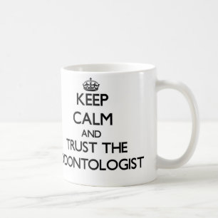 Behalten Sie Ruhe und vertrauen Sie dem Kaffeetasse