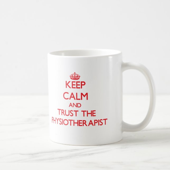 Behalten Sie Ruhe und vertrauen Sie dem Kaffeetasse (Rechts)