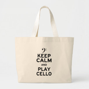 Behalten Sie Ruheund SpielCello Jumbo Stoffbeutel