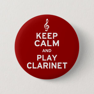 Behalten Sie Ruheund SpielClarinet Button