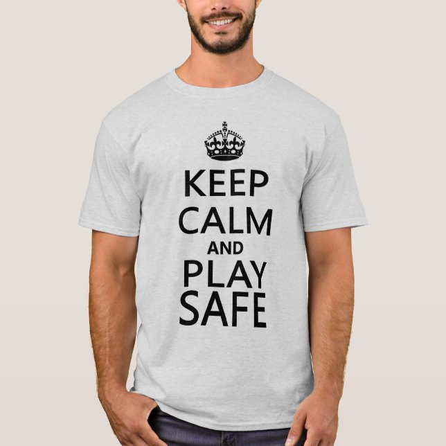 Behalten Sie Ruheund Spielsicheren Snooker-T - T-Shirt (Vorderseite)