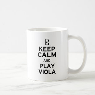 Behalten Sie Ruheund SpielViola Kaffeetasse
