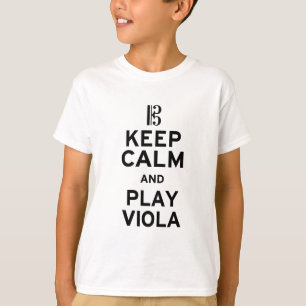 Behalten Sie Ruheund SpielViola T-Shirt