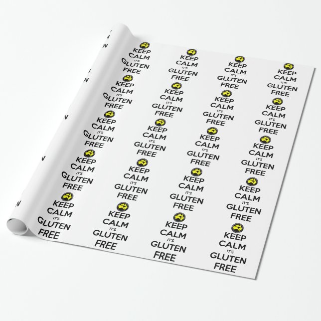 Behalten Sie ruhig es ist das freie Gluten Geschenkpapier (Ungerollt)
