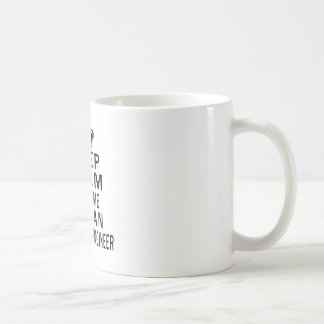 Behalten Sie ruhig, mir zu vertrauen, den ich ein Kaffeetasse