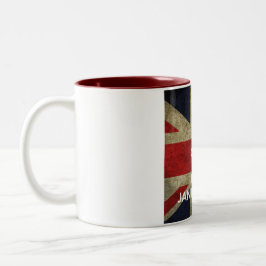 Behalten Sie ruhig und lesen Sie Jane Austen Zweifarbige Tasse