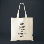 Behalten Sie ruhig und machen Sie Taschen-Tasche Tragetasche<br><div class="desc">behalten Sie Ruhe und machen Sie trendy tragende Tasche für den Einkauf weiter</div>