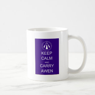 Behalten Sie ruhig und tragen Sie Awen Kaffeetasse