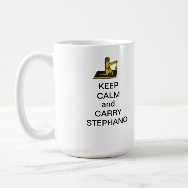 Behalten Sie ruhig und tragen Sie Stephano Tasse (Links)