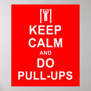 Behalten Sie ruhig und tun Sie Zug-UPS Poster
