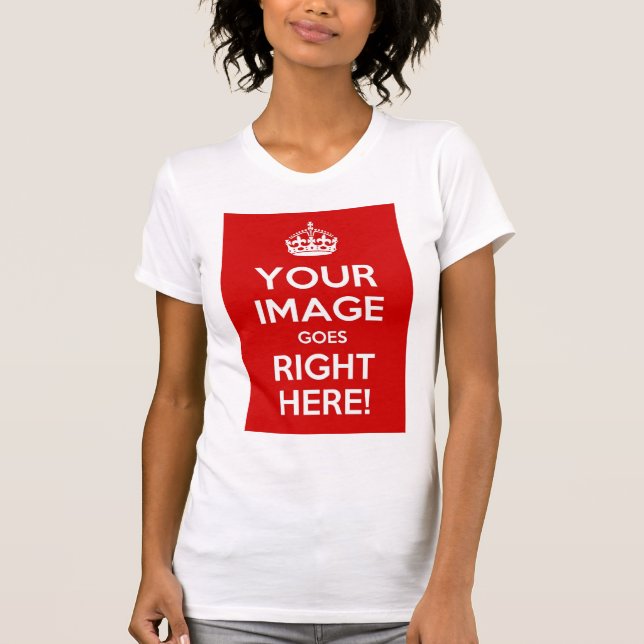 Behalten Sie ruhige Damen-Petite T - Shirt (Vorderseite)