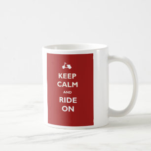 Behalten Sie ruhige Fahrroller-Tasse Kaffeetasse