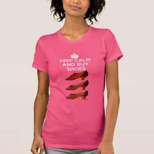Behalten Sie ruhige Kauf-Schuhe 2 T-Shirt