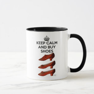 Behalten Sie ruhige Kauf-Schuhe Tasse