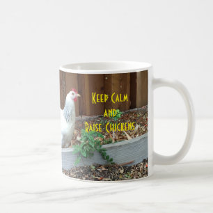 Behalten Sie ruhige und Erhöhungs-Huhn-Tasse Kaffeetasse