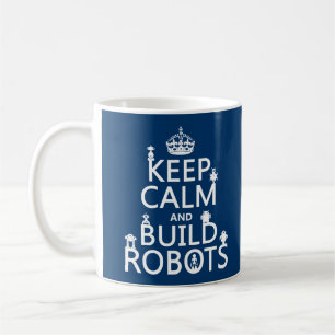 Behalten Sie ruhige und Gestalt-Roboter (in Kaffeetasse