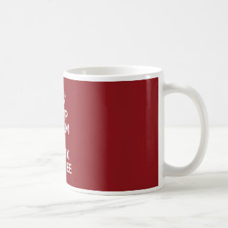 Behalten Sie ruhige und Getränk-Kaffee-Tasse Kaffeetasse