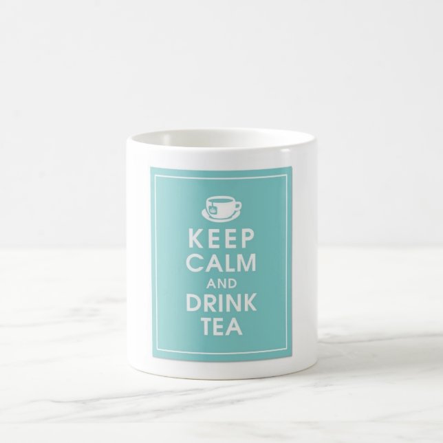 Behalten Sie ruhige und Getränktee-Tasse Verwandlungstasse (Mittel)
