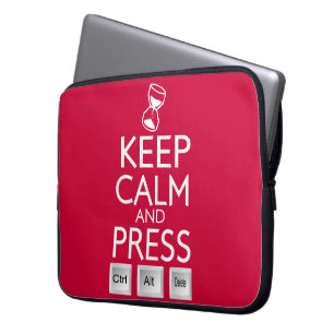 Behalten Sie ruhige und Presse-Kontrolle Alt und Laptopschutzhülle