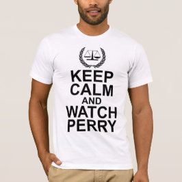 Behalten Sie ruhige und Uhr-Perry-Skalen von T-Shirt