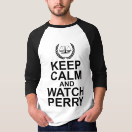 Behalten Sie ruhige und Uhr-Perry-Skalen von T-Shirt