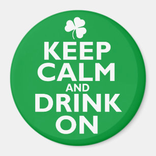 Behalten Sie ruhigen Spaß St. Patricks Tages Magnet