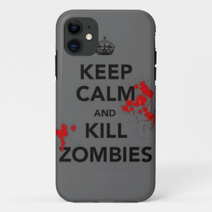 behalten Sie ruhiger und Tötungszombie-Telefonfal Case-Mate iPhone Hülle