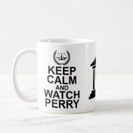 Behalten Sie ruhiger und Uhr-Perry-legaler Spaß Kaffeetasse