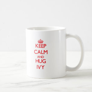 Behalten Sie ruhiger und Umarmungs-Efeu Kaffeetasse